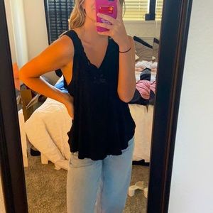 All black tank top